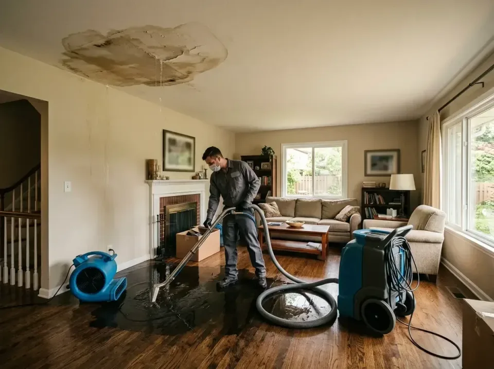 attic-pipe-burst-ceiling-drip-008 — frequently asked questions, Water Damage Restoration & Carpet Care in Galesburg, MI